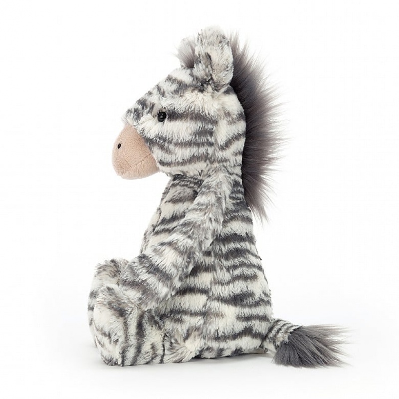 MEDIUM Jellycat Bashful Zebra 31 CM X 12 CM, Jellycat USA | XP6415792