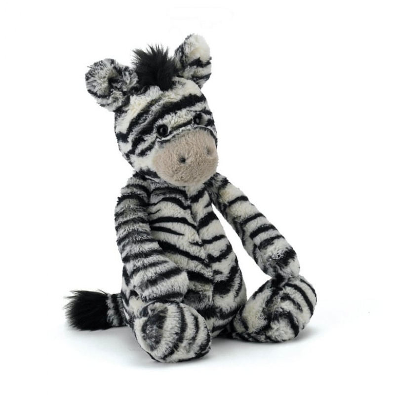 MEDIUM Jellycat Bashful Zebra 31 CM, Jellycat USA | TZ5012649