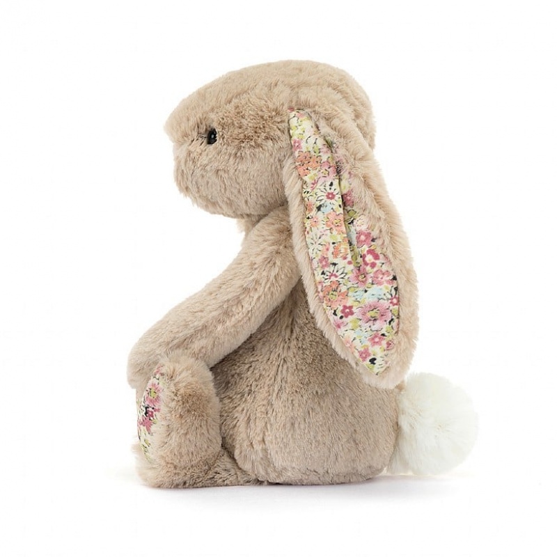 MEDIUM Jellycat Blossom Bea Beige Bunny 31 CM X 12 CM, Jellycat USA | RJ7349865