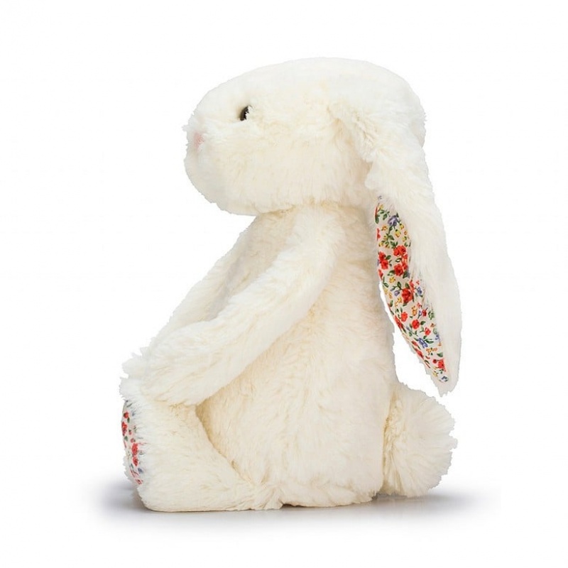 MEDIUM Jellycat Blossom Cream Bunny 31 CM X 12 CM, Jellycat USA | XS1346572