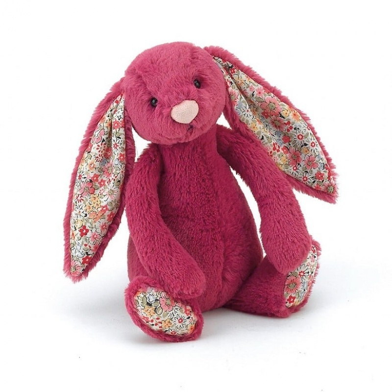 MEDIUM Jellycat Blossom Rose Bunny 31 CM, Jellycat USA | OZ5307961