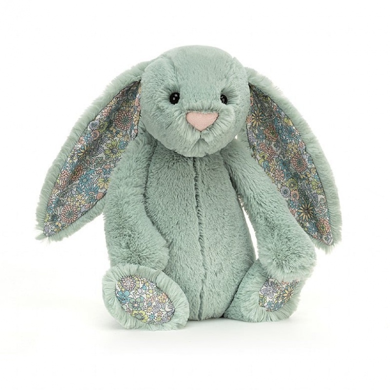 MEDIUM Jellycat Blossom Sage Bunny 31 CM X 12 CM, Jellycat USA | XS2437190