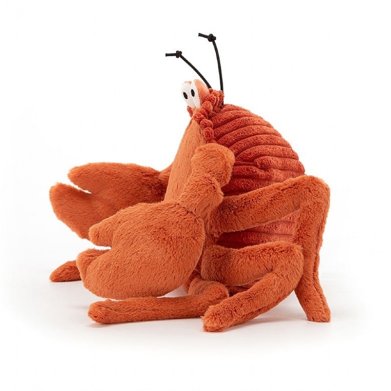 MEDIUM Jellycat Crispin Crab 15 CM X 20 CM, Jellycat USA | DB9854031