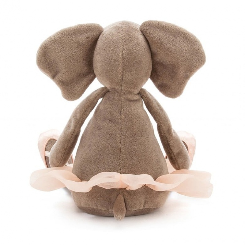 MEDIUM Jellycat Dancing Darcey Elephant 33 CM X 10 CM, Jellycat USA | MG2436859