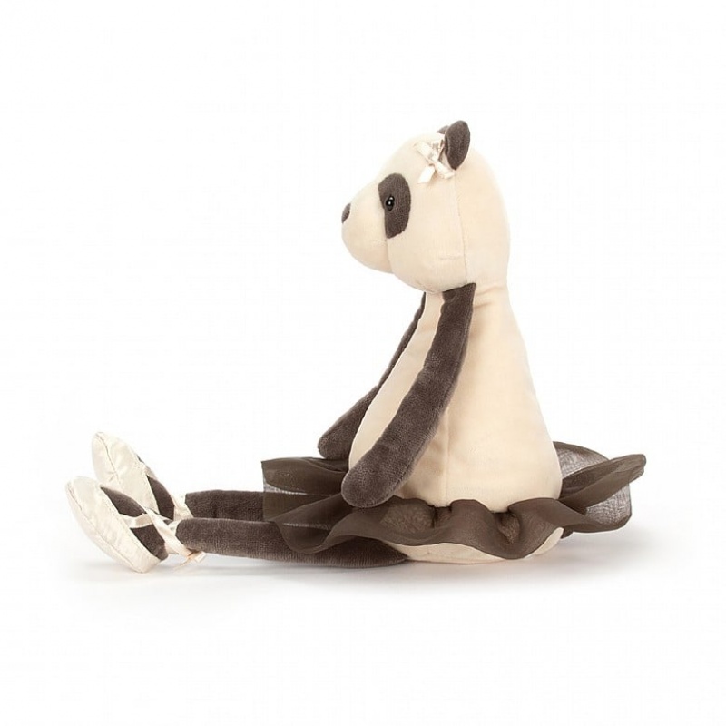 MEDIUM Jellycat Dancing Darcey Panda 33 CM X 10 CM, Jellycat USA | PG2659140