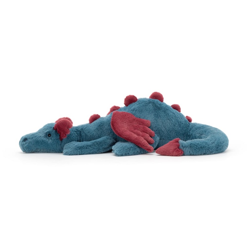 MEDIUM Jellycat Dexter Dragon 12 CM X 50 CM, Jellycat USA | UN9641587