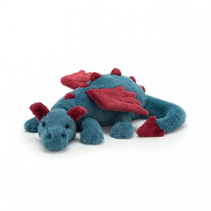 MEDIUM Jellycat Dexter Dragon 12 CM X 50 CM, Jellycat USA | UN9641587