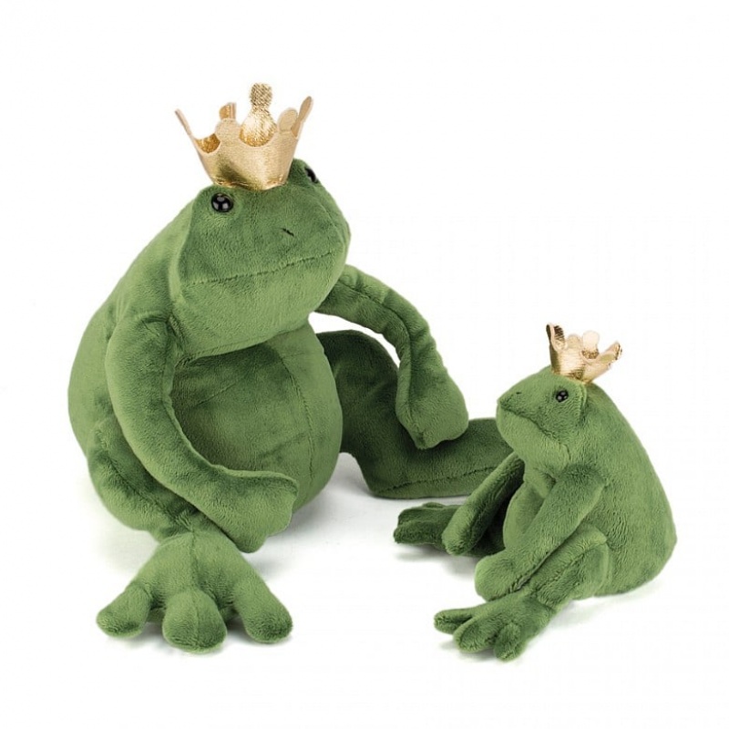 MEDIUM Jellycat Frederick the Frog Prince 24 CM X 12 CM, Jellycat USA | QS0135649