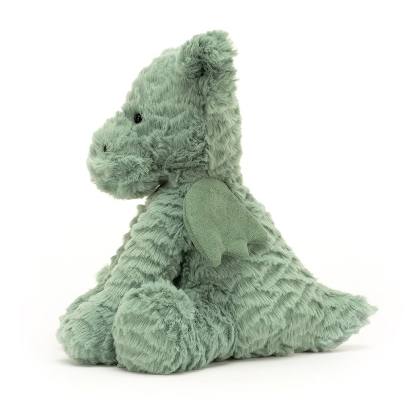 MEDIUM Jellycat Fuddlewuddle Dragon 23 CM X 11 CM, Jellycat USA | GR3925670