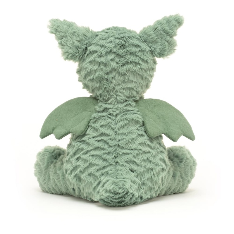 MEDIUM Jellycat Fuddlewuddle Dragon 23 CM X 11 CM, Jellycat USA | GR3925670