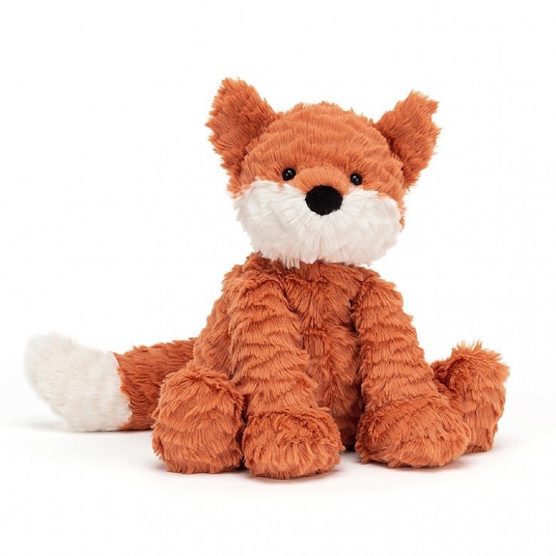 MEDIUM Jellycat Fuddlewuddle Fox 23 CM X 11 CM, Jellycat USA | BL1263890