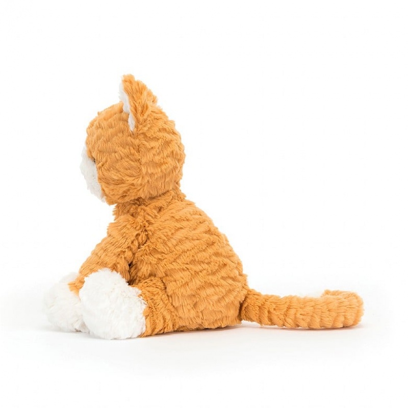 MEDIUM Jellycat Fuddlewuddle Ginger Cat 23 CM X 13 CM, Jellycat USA | UM1603597