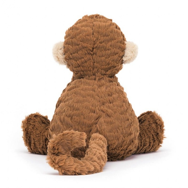 MEDIUM Jellycat Fuddlewuddle Monkey 23 CM X 11 CM, Jellycat USA | RX2503749