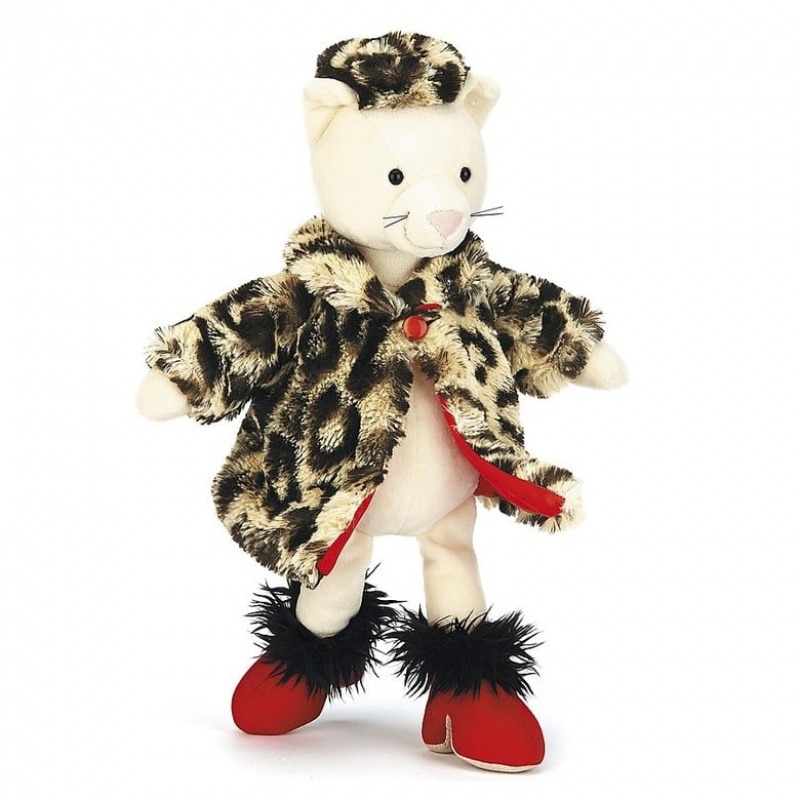 MEDIUM Jellycat Furcoat Kitty 31 CM, Jellycat USA | PJ3918524