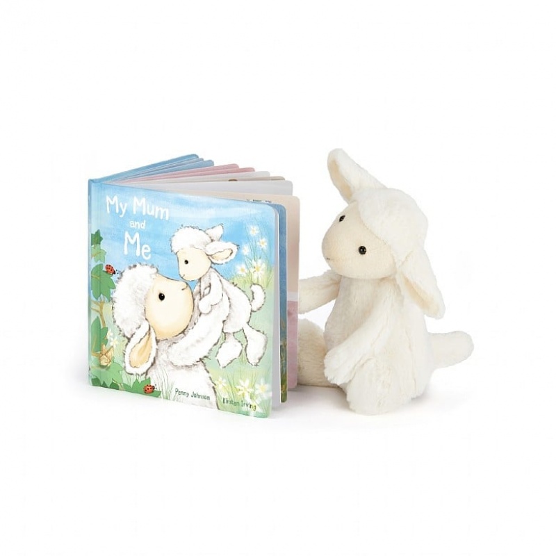 MEDIUM Jellycat My Mum and Me Book and Bashful Lamb, Jellycat USA | EJ6139245