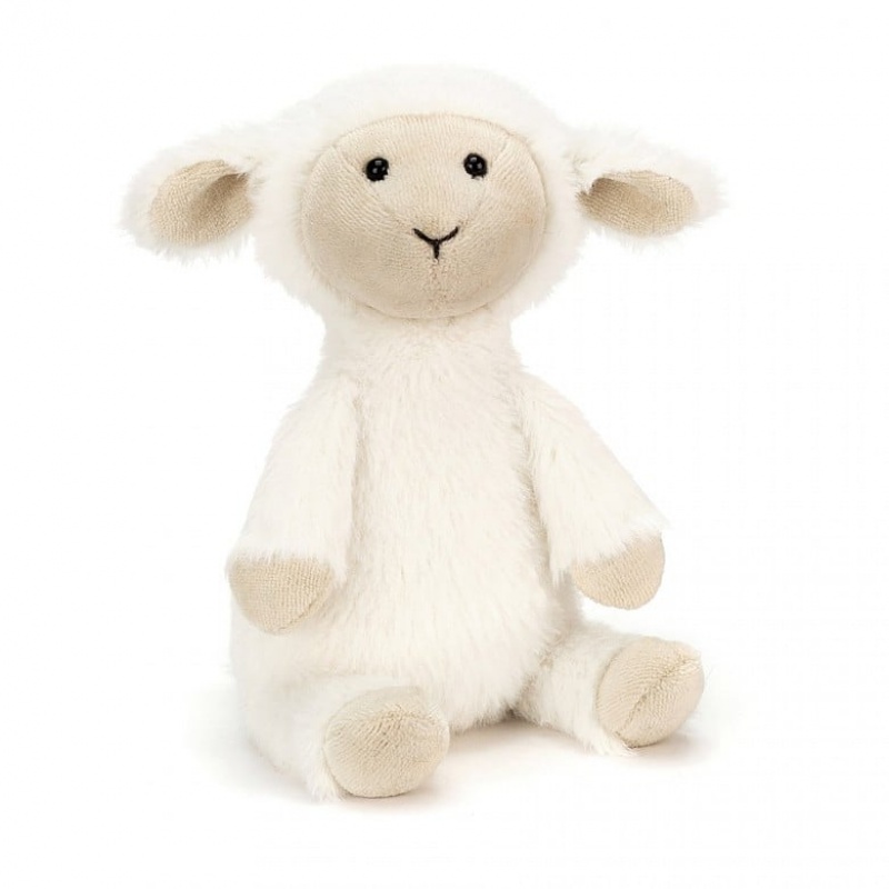 MEDIUM Jellycat Nibbles Lamb 21 CM X 9 CM, Jellycat USA | NR6273950