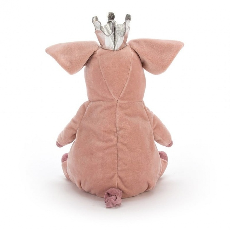 MEDIUM Jellycat Petronella the Pig Princess 24 CM X 15 CM, Jellycat USA | AU4179653