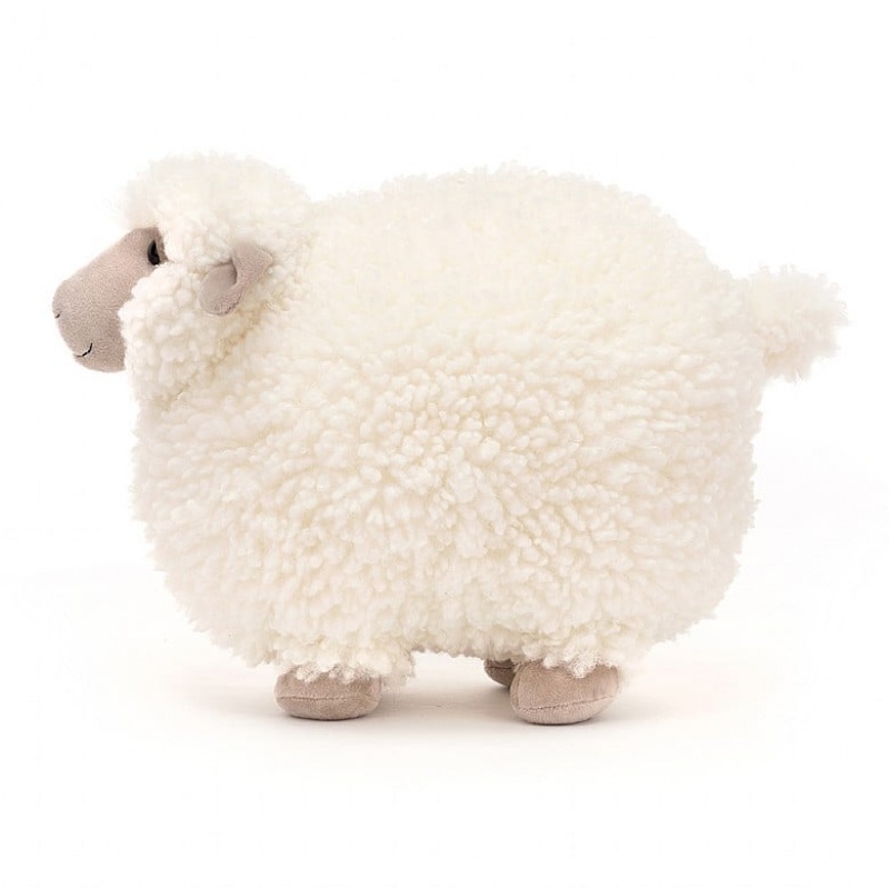 MEDIUM Jellycat Rolbie Cream Sheep 28 CM X 19 CM, Jellycat USA | NW8164720