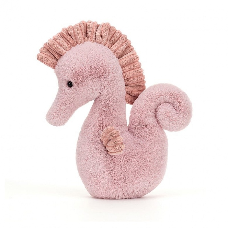 MEDIUM Jellycat Sienna Seahorse 28 CM X 10 CM, Jellycat USA | DF4273951