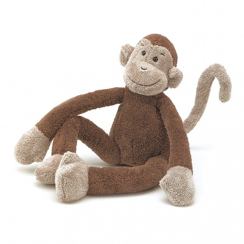 MEDIUM Jellycat Slackajack Monkey 48 CM, Jellycat USA | SC6981403