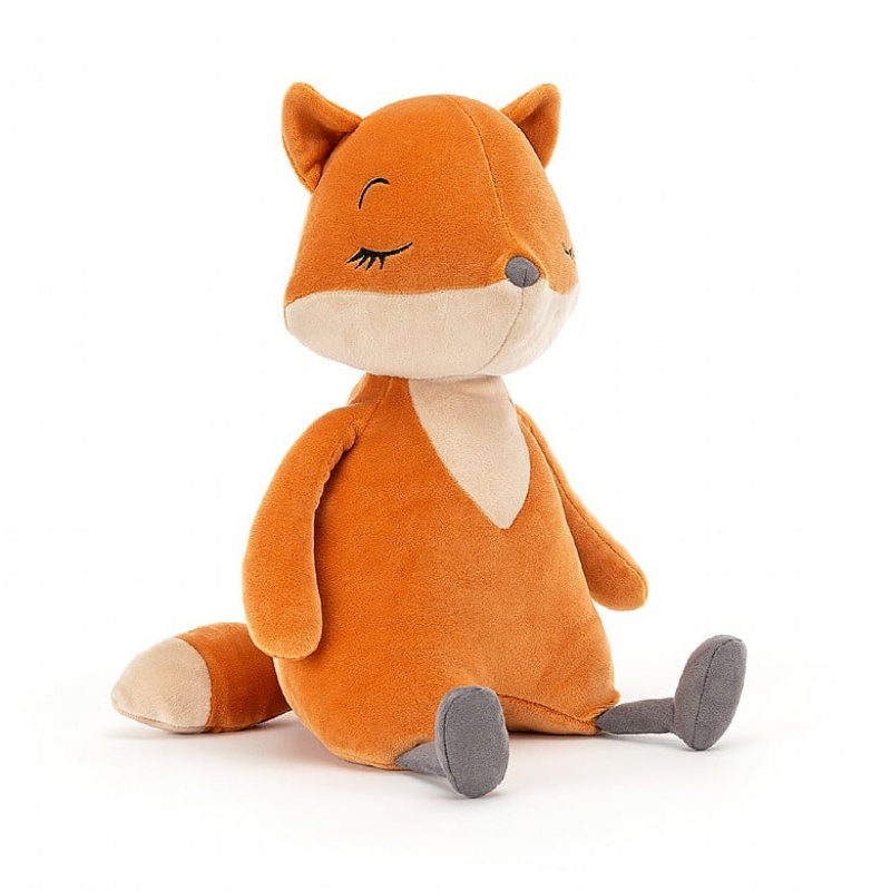 MEDIUM Jellycat Sleepee Fox 36 CM X 16 CM, Jellycat USA | YT6549180