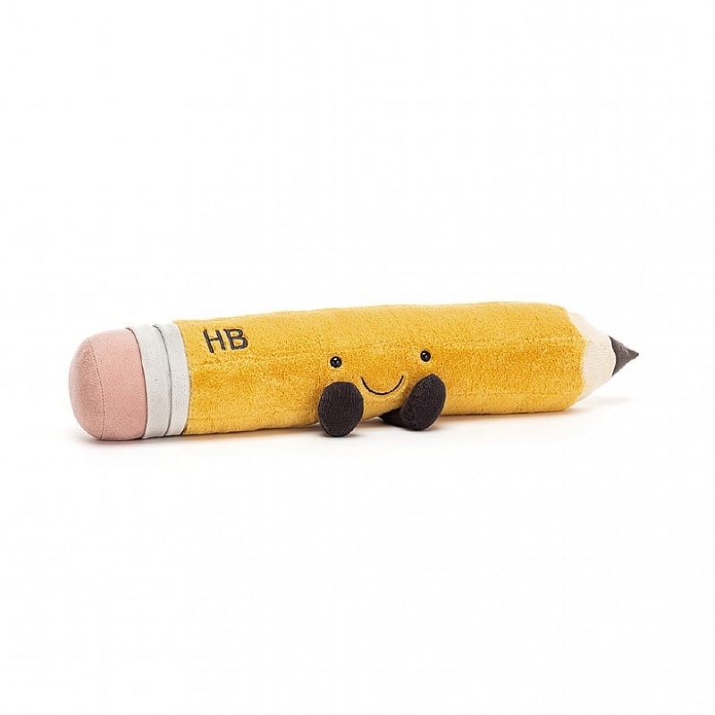 MEDIUM Jellycat Smart Stationery Pencil 12 CM X 43 CM, Jellycat USA | NU7610593