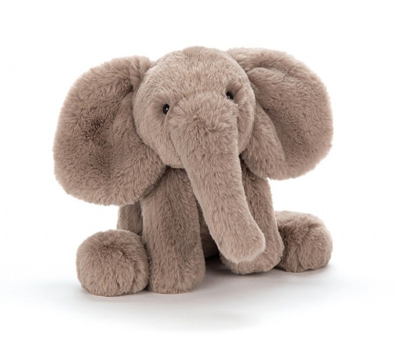 MEDIUM Jellycat Smudge Elephant 24 CM X 12 CM, Jellycat USA | DG8273019