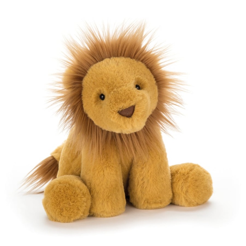 MEDIUM Jellycat Smudge Lion 34 CM X 12 CM, Jellycat USA | VN0948761