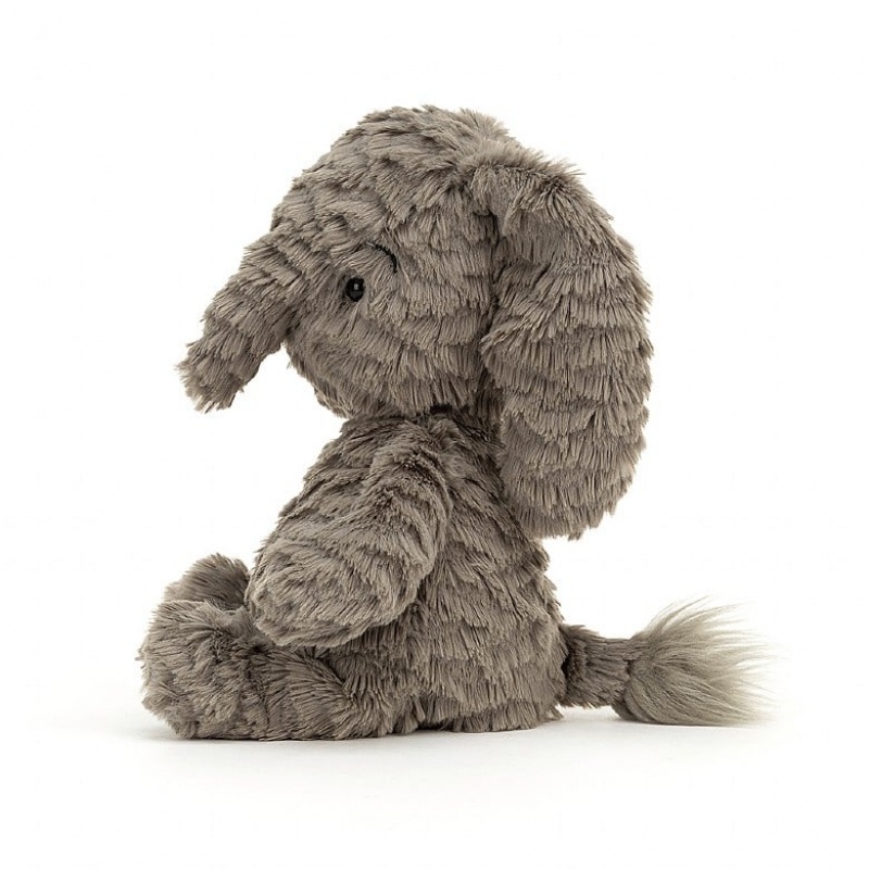 MEDIUM Jellycat Squishu Elephant 20 CM X 10 CM, Jellycat USA | ZH1689374