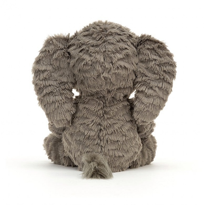 MEDIUM Jellycat Squishu Elephant 20 CM X 10 CM, Jellycat USA | ZH1689374