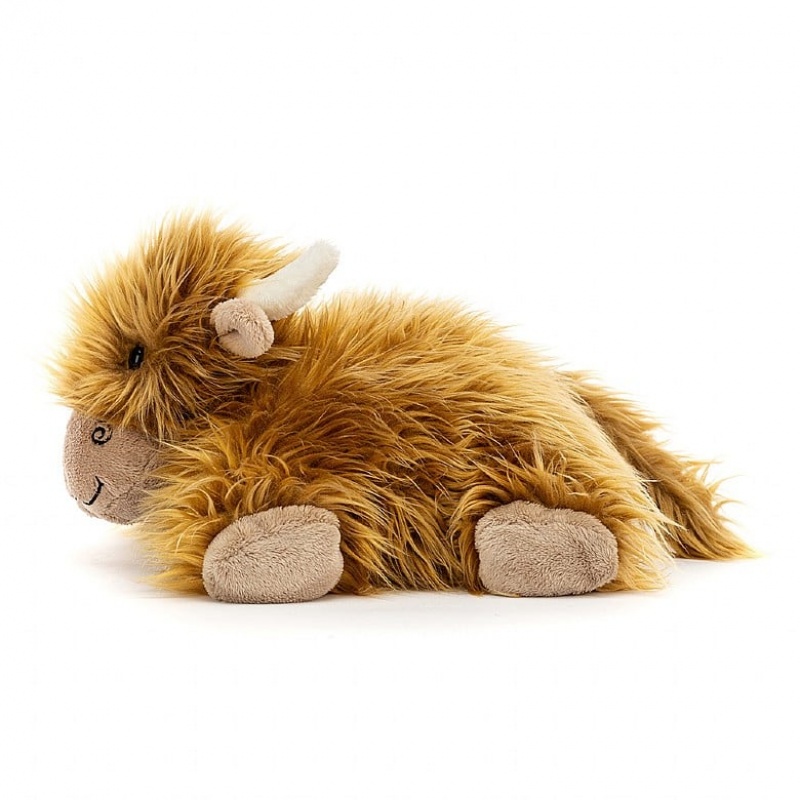 MEDIUM Jellycat Truffles Highland Cow 23 CM X 35 CM, Jellycat USA | TA8596720