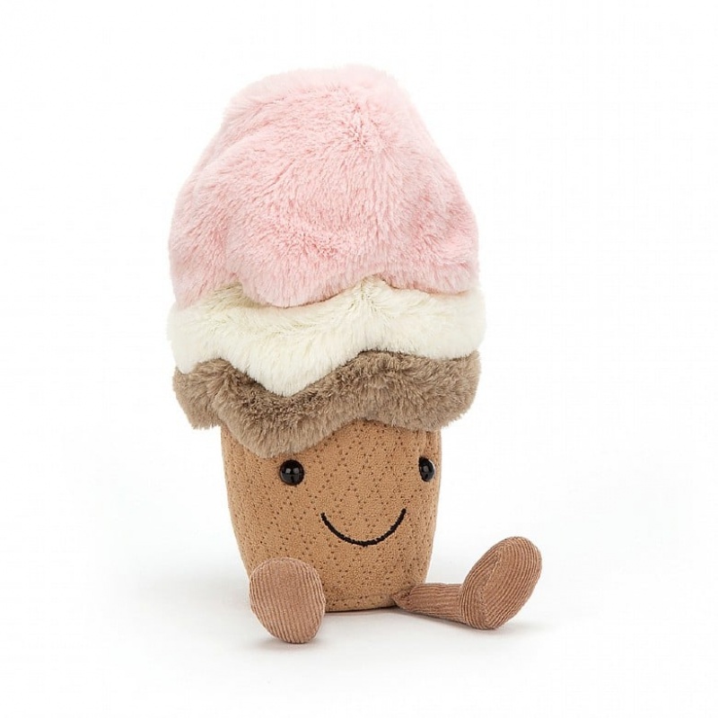 SMALL Jellycat Amuseable Ice Cream 21 CM X 10 CM, Jellycat USA | BJ4920765