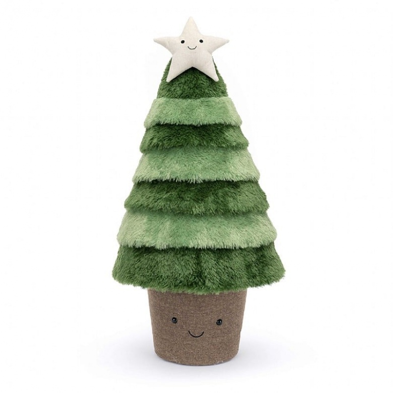 SMALL Jellycat Amuseable Nordic Spruce Christmas Tree 27 CM X 12 CM, Jellycat USA | BX9578213