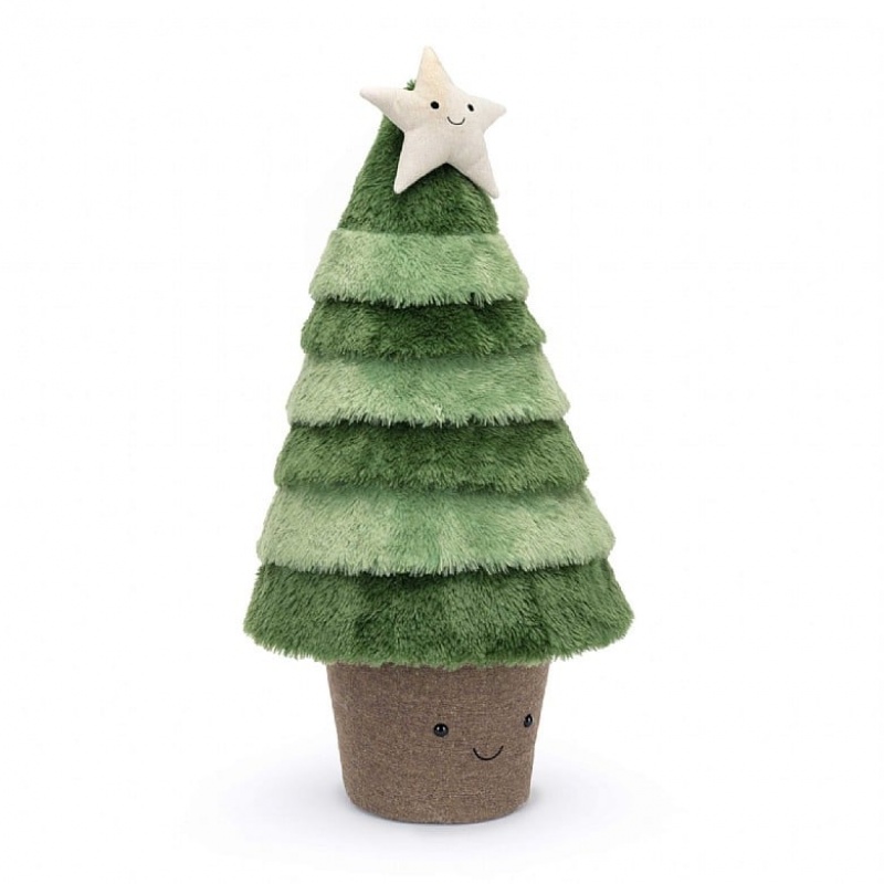 SMALL Jellycat Amuseable Nordic Spruce Christmas Tree 27 CM X 12 CM, Jellycat USA | BX9578213