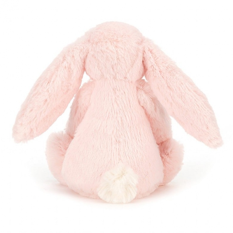 SMALL Jellycat Bashful Pink Bunny Rattle 18 CM X 9 CM, Jellycat USA | QP2136974