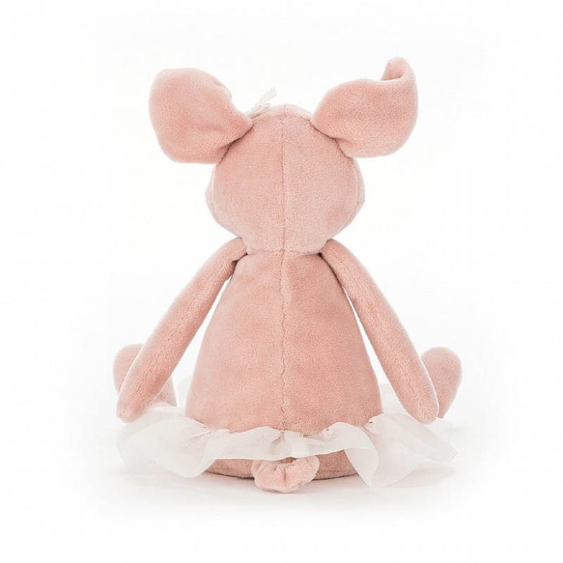 SMALL Jellycat Dancing Darcey Piglet 23 CM X 10 CM, Jellycat USA | LA3186702