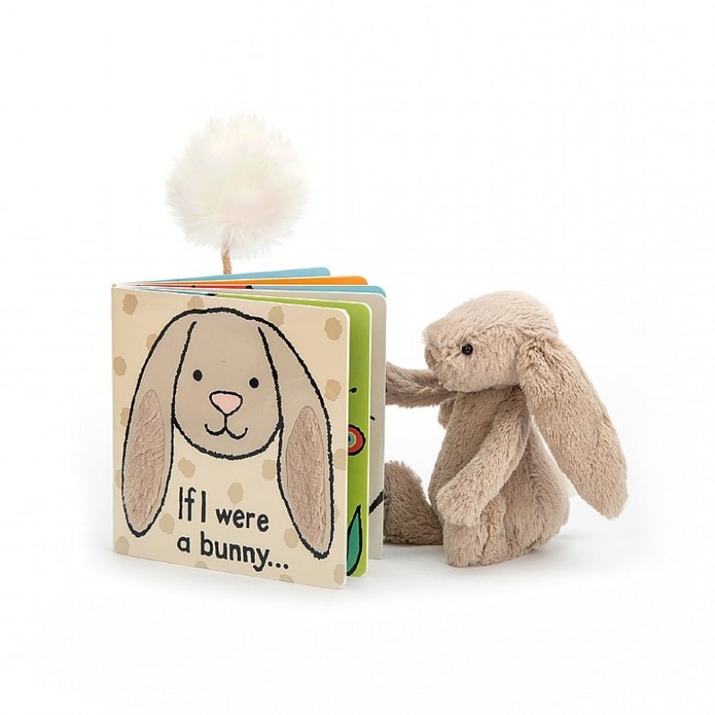 SMALL Jellycat If I Were A Bunny Book and Bashful Bunny, Jellycat USA | IO6402853