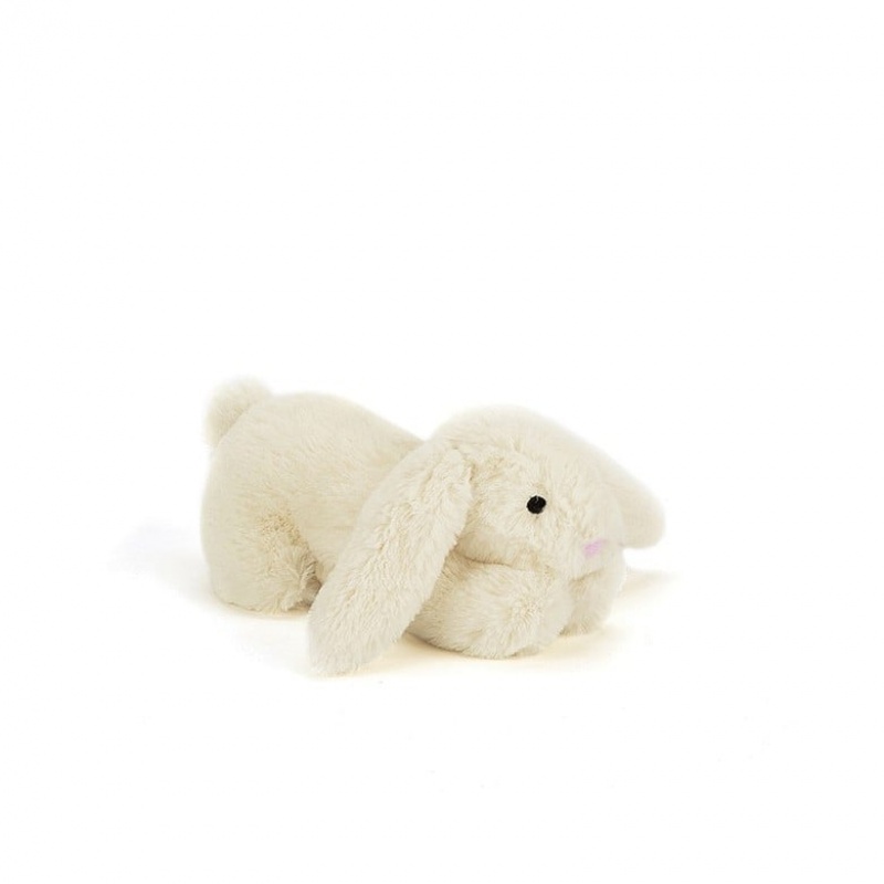 SMALL Jellycat Pipsqueak Cream Bunny 15 CM, Jellycat USA | UL3548790