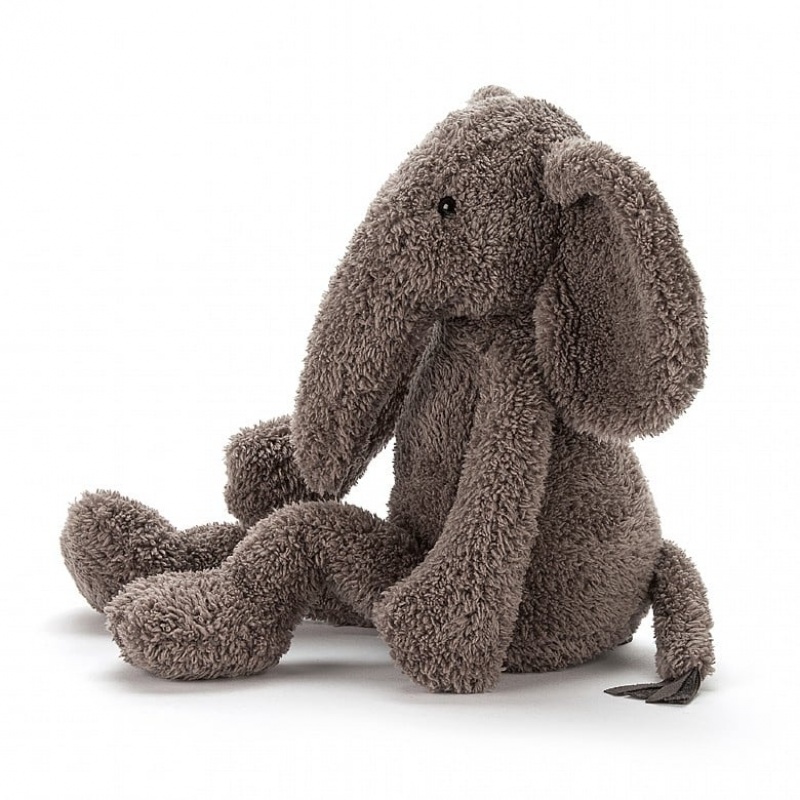 SMALL Jellycat Slackajack Elephant 33 CM X 10 CM, Jellycat USA | AN9428053