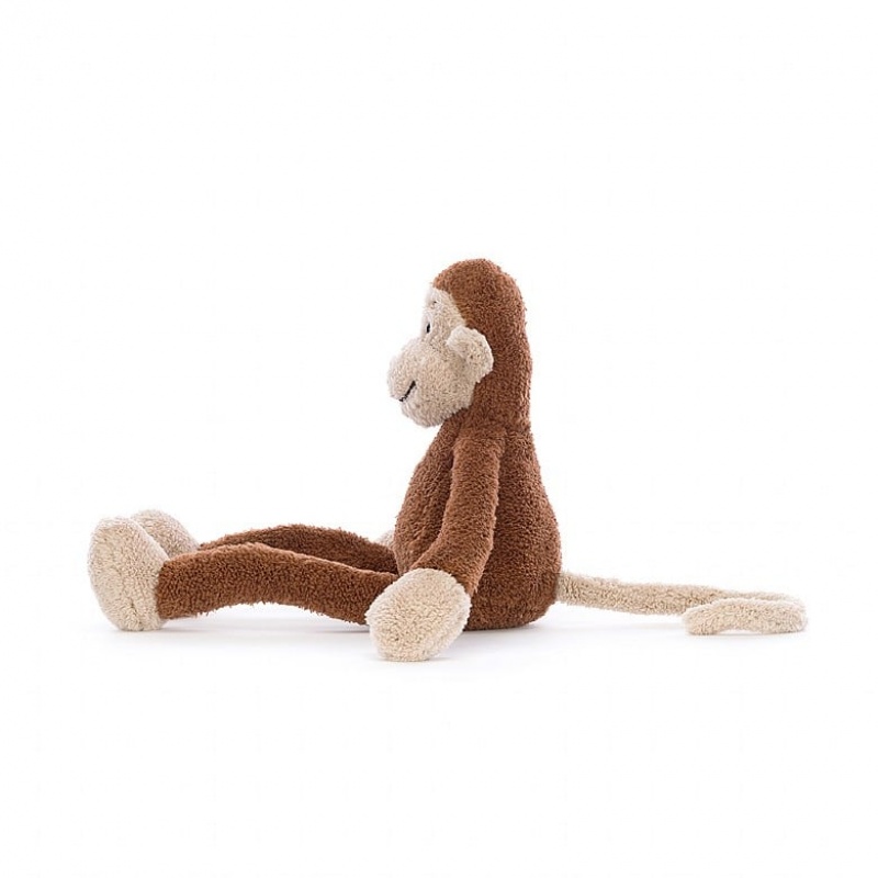 SMALL Jellycat Slackajack Mouse 33 CM, Jellycat USA | LB5297148