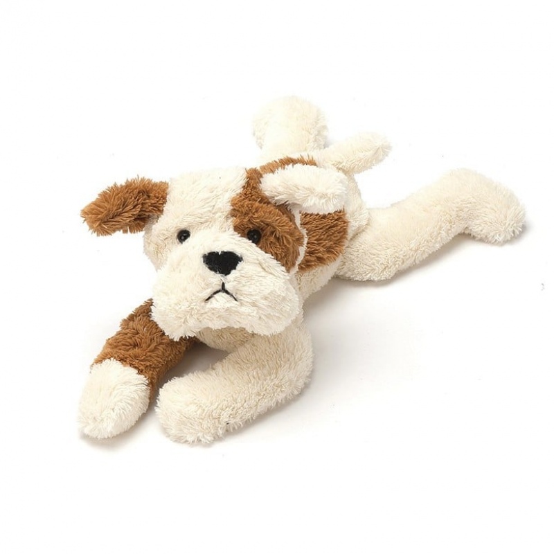 SMALL Jellycat Tan and Cream Mishmash Puppy 27 CM, Jellycat USA | QJ6247513