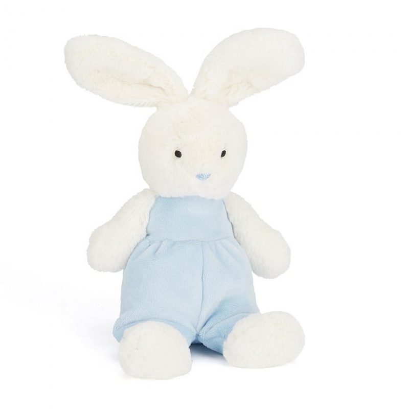 SMALL Jellycat Velvet Blue Bunny 23 CM X 9 CM, Jellycat USA | PT3482610