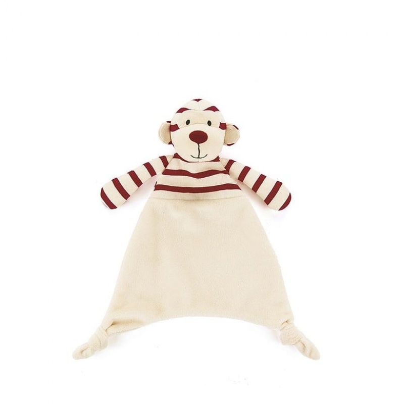 SMALL Jellycat Zoot Monkey Soother 23 CM, Jellycat USA | BY2703861