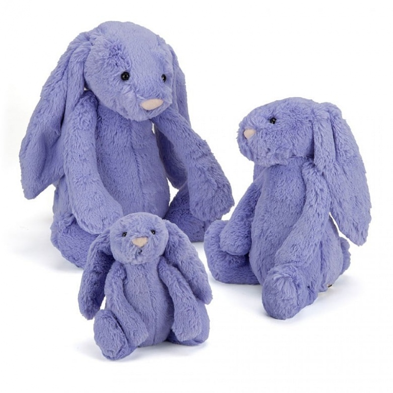 TINY Jellycat Bashful Bluebell Bunny 13 CM X 6 CM, Jellycat USA | SV7694203