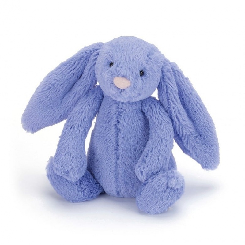 TINY Jellycat Bashful Bluebell Bunny 13 CM X 6 CM, Jellycat USA | SV7694203