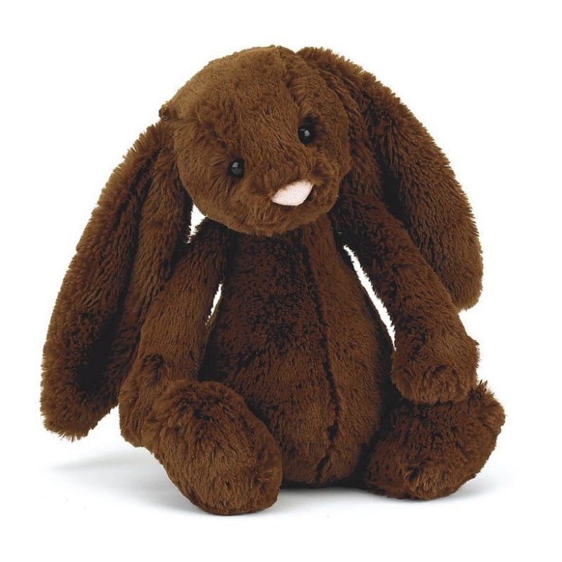 TINY Jellycat Bashful Chocolate Bunny 13 CM, Jellycat USA | XI9271548