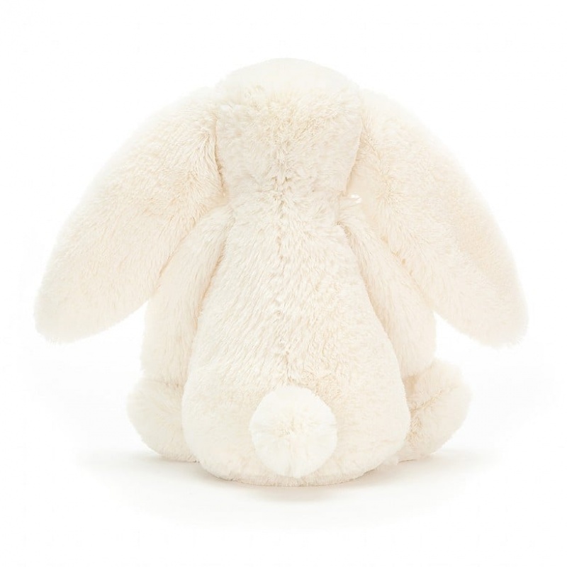 TINY Jellycat Bashful Cream Bunny 13 CM X 6 CM, Jellycat USA | JS8175096