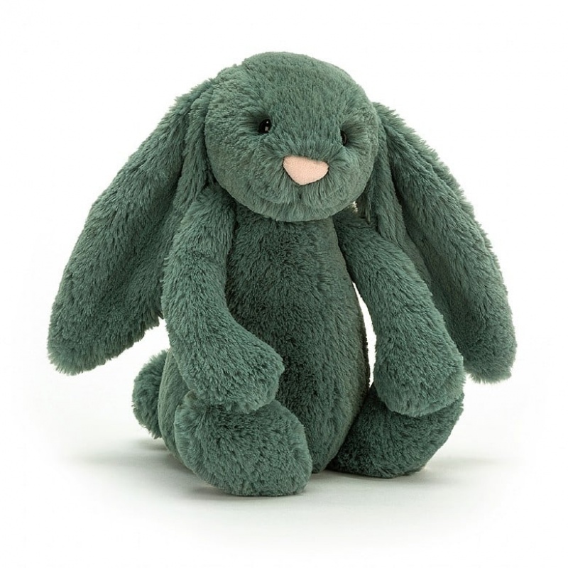 TINY Jellycat Bashful Forest Bunny 13 CM X 6 CM, Jellycat USA | SM3261597