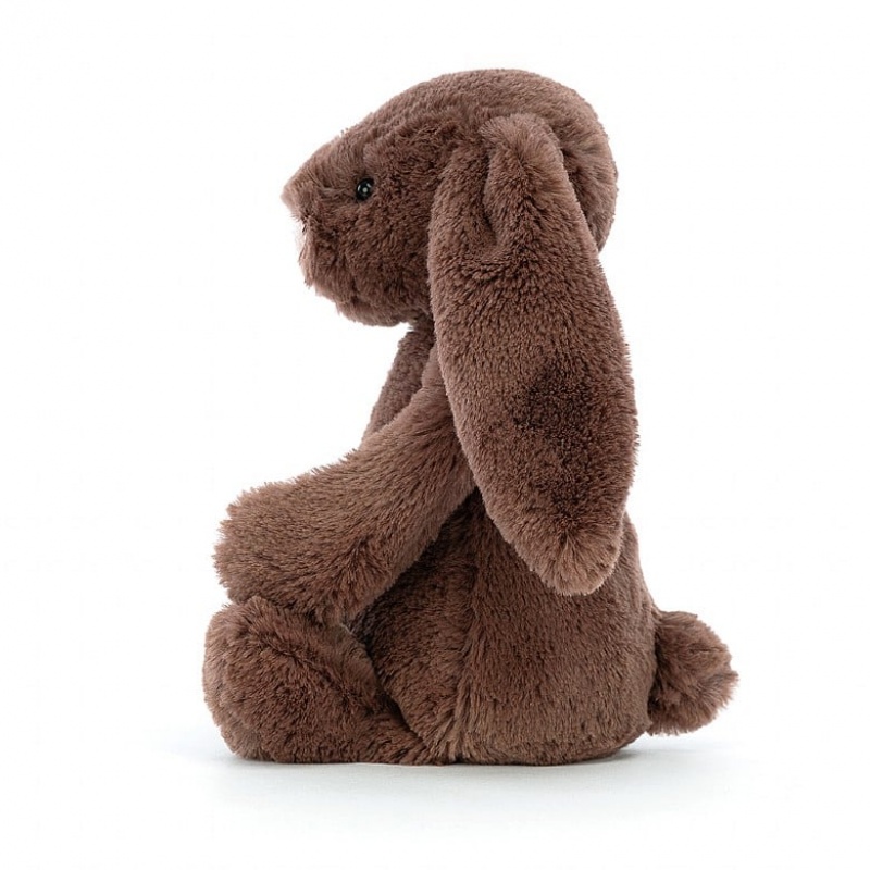 TINY Jellycat Bashful Fudge Bunny 13 CM X 6 CM, Jellycat USA | AW4960378