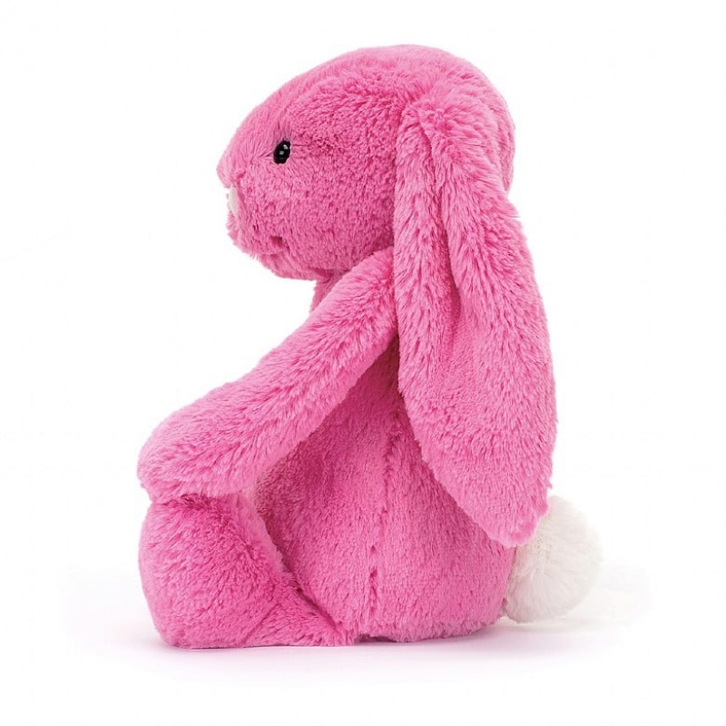 TINY Jellycat Bashful Hot Pink Bunny 13 CM X 6 CM, Jellycat USA | UJ8214597